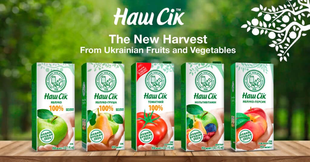 Meet “Nash Sik” made from Ukrainian fruits and vegetables of the new 2024 harvest