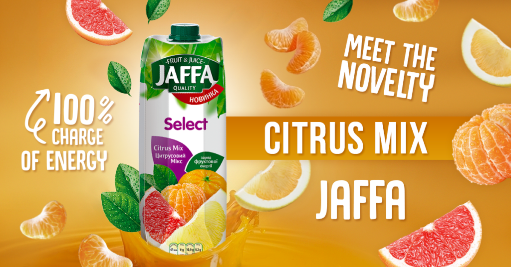 Jaffa Presents a New Product — Citrus Mix for a Daily Boost of Freshness